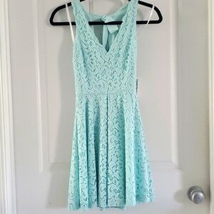 NWT Aqua, B Darlin, Lace Dress